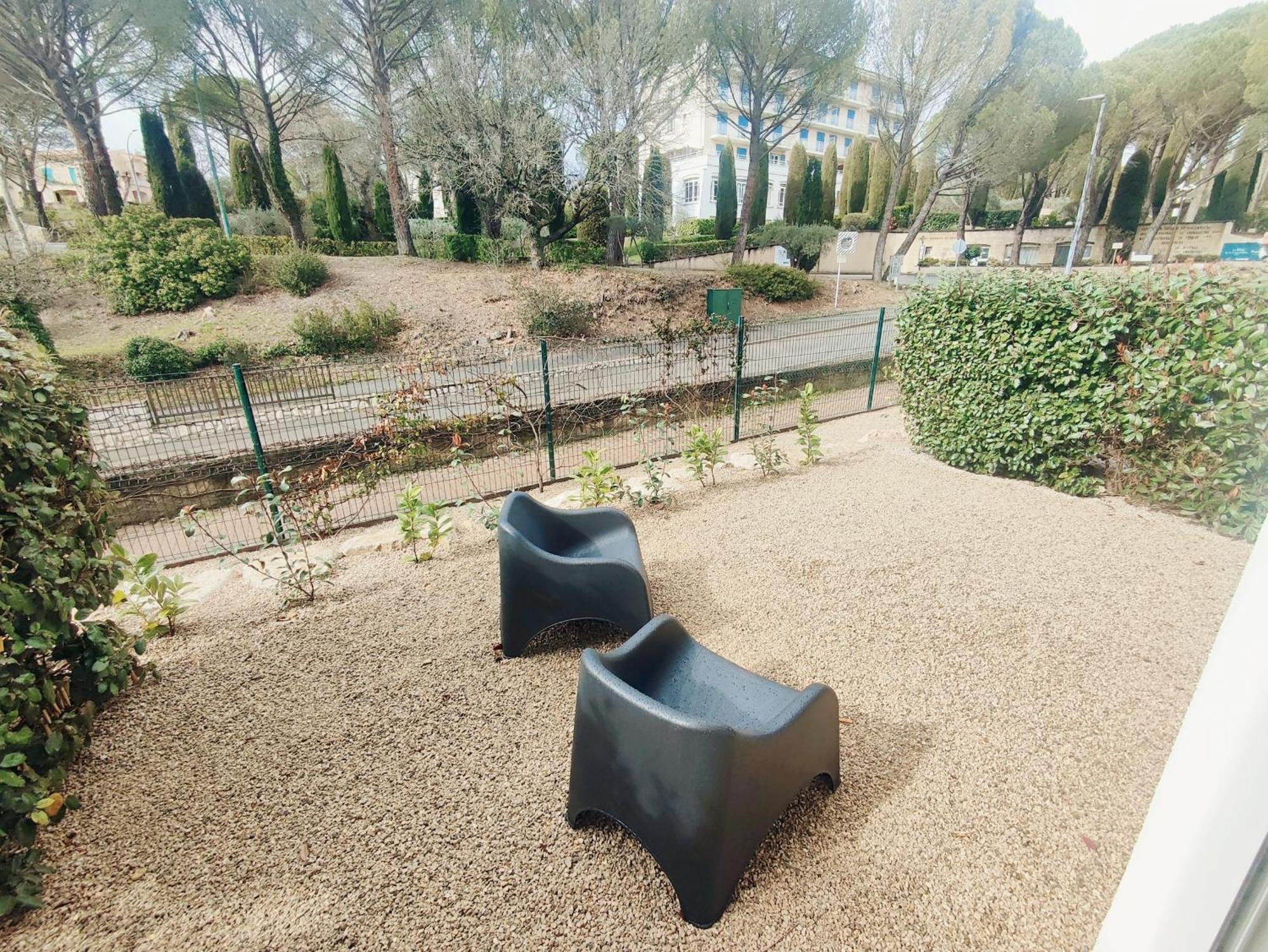 Apartmán Le Baou Beni - Piscine, Climatisation & Parking Gréoux-les-Bains Exteriér fotografie
